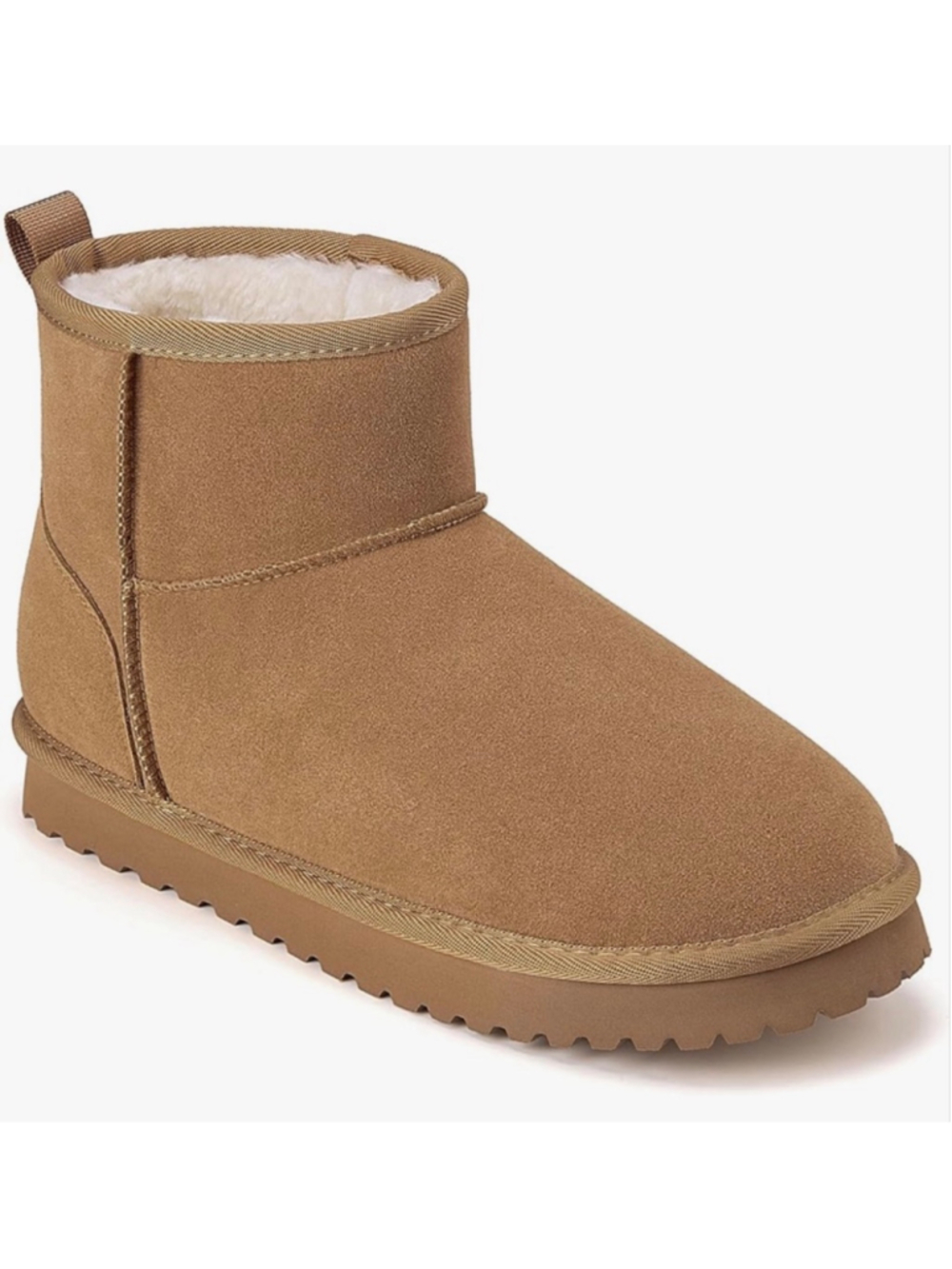 NEW Genuine Suede Boots Platform Mini Snow Boots Ankle Booties 5.5